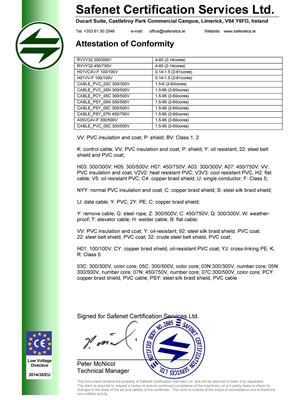 CE 證書2547230421 - 翔宜電子PVC Insulated PVC Sheathed Cable LVD.pdf-img-3-0